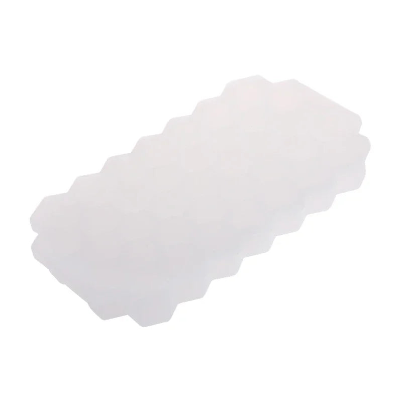 Ice Cube Tray Silicone Mould 37 Cellular Silicone Ice Cubes Hexagonal Molds DIY Kitchen Honeycomb Ice Cubes Molds Oasis Select Transparency-cover