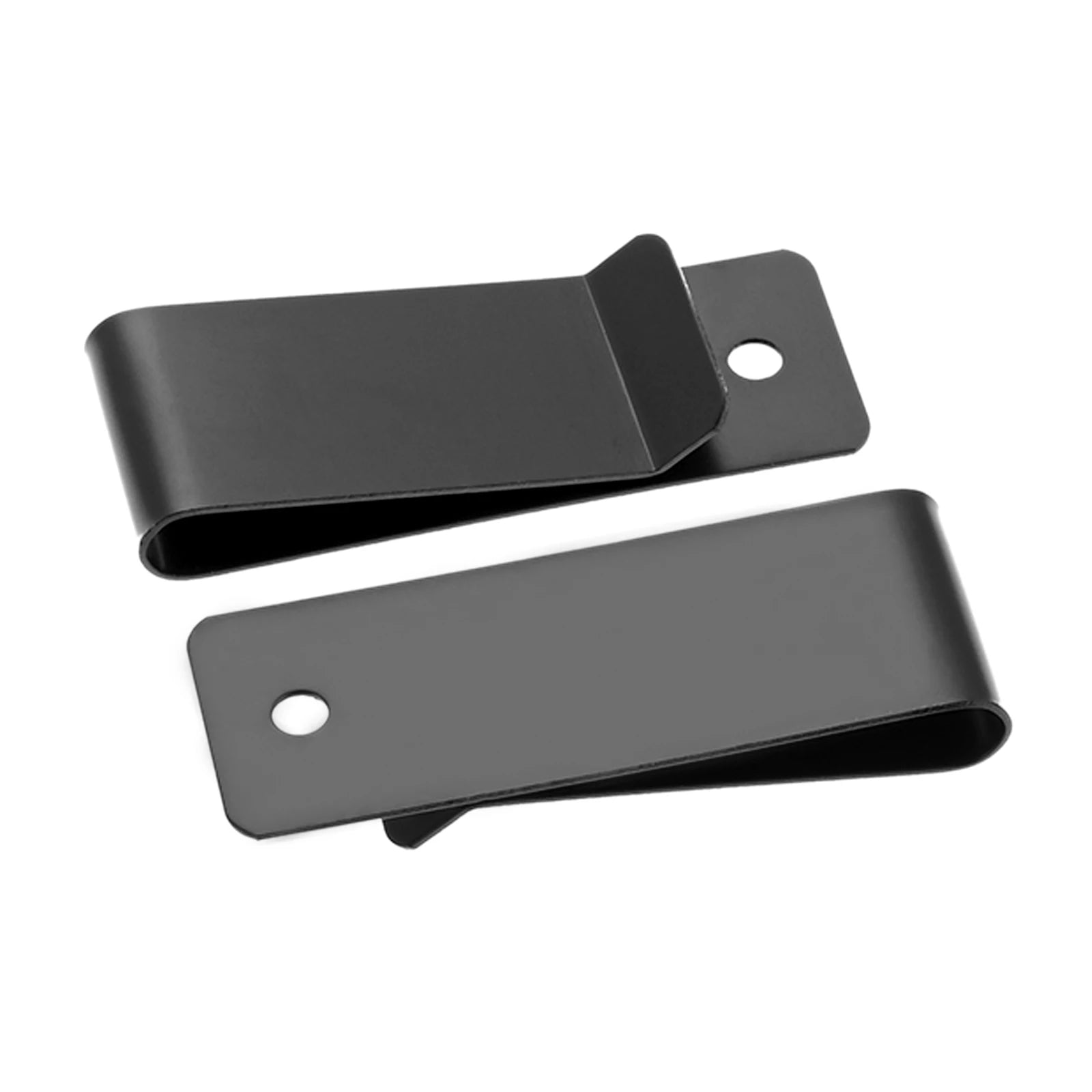 2/5/10pcs Black Iron Spring Buckle Sheath Clip Belt Clip for Making Clips,Wallets,Pouches ,Sleeves DIY Hardware Accessories Oasis Select 57x22 black 2pcs