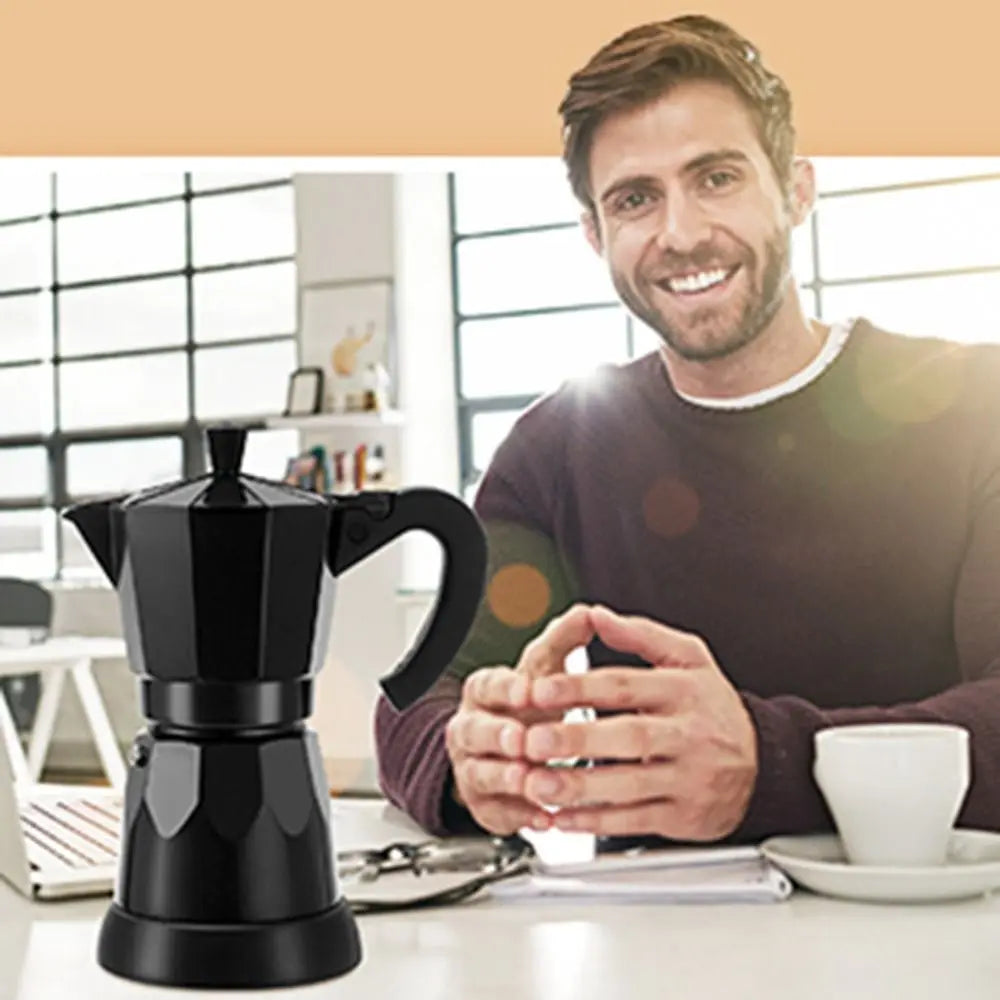 220V European plug all-aluminum Italian electric mocha coffee pot electric kettle espresso machine Oasis Select