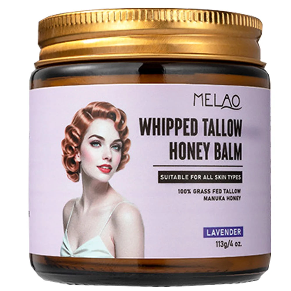 Lavender Whipped Beef Tallow Cream – Face & Body Moisturizer