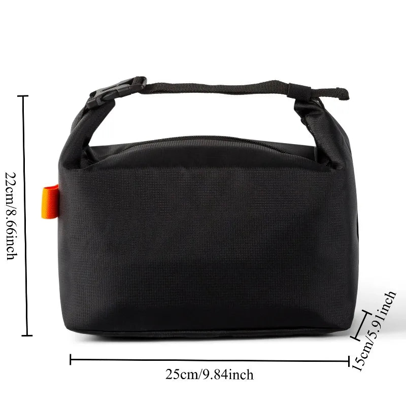 1pcs Handheld Lunch Box Bag Portable Insulated Lunch Box Bag Thickened Aluminum Foil Waterproof Insulation Oasis Select