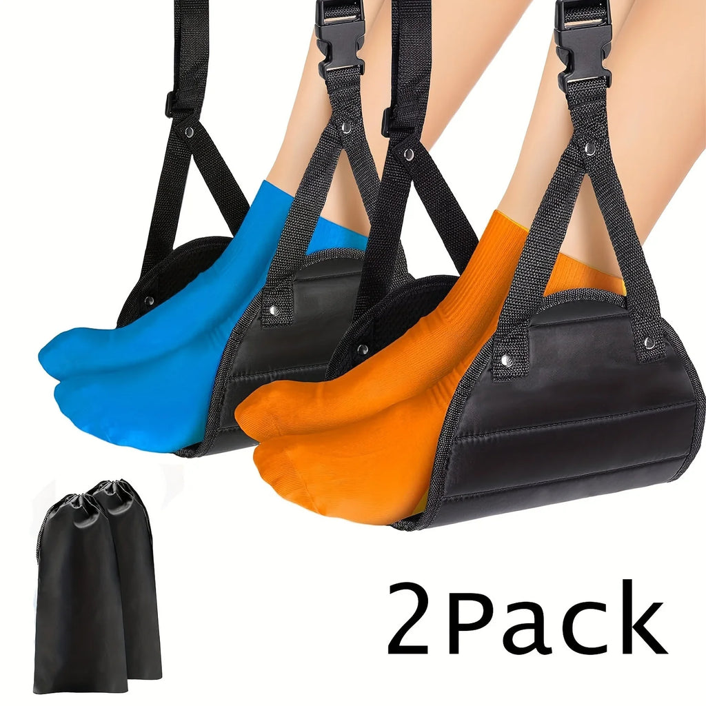 1pc/2pcs New Travel Hammock Office Hammock with Airplane and High-speed Rail Footrest Hammock Foot Stepping Travel Artifact Oasis Select 2pcs