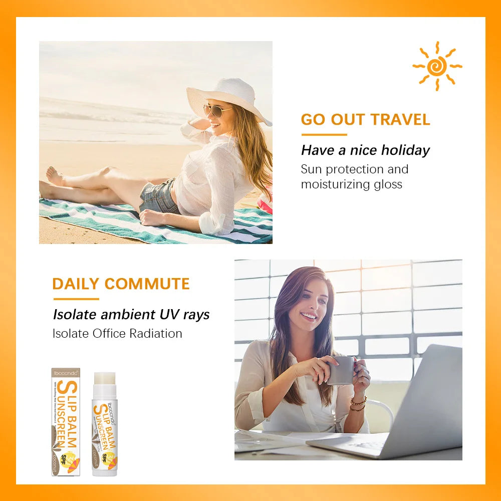 ibcccndc SPF 30 Sunscreen Lip Balm – UV Protection & Moisture