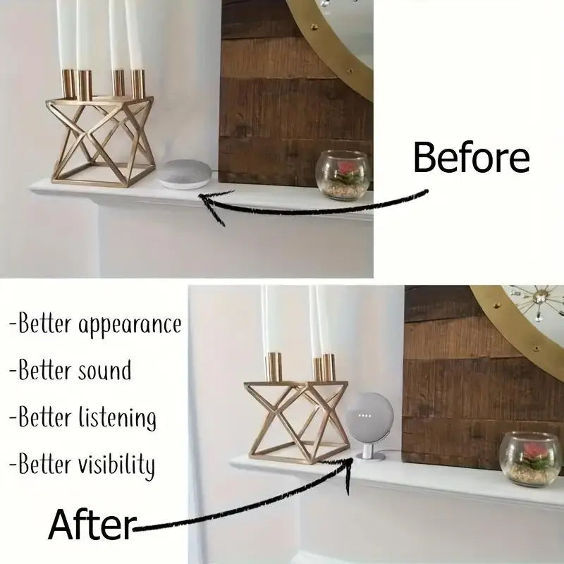 For Google Nest/Home Mini Smart Speaker Stand Mini Voice Assistants Compact Holder Desktop Storage Stand Organizers Oasis Select
