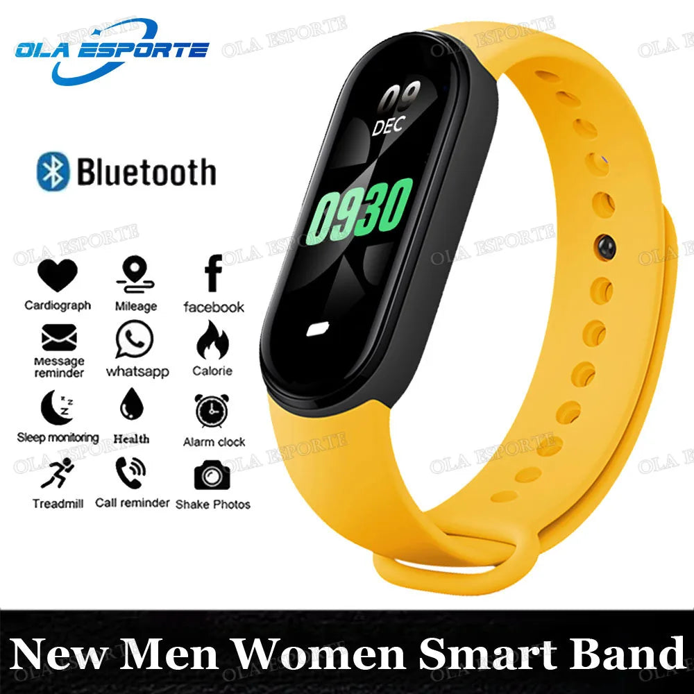 10-Pack Smart Fitness Band | Heart Rate, Sleep & GPS Tracker