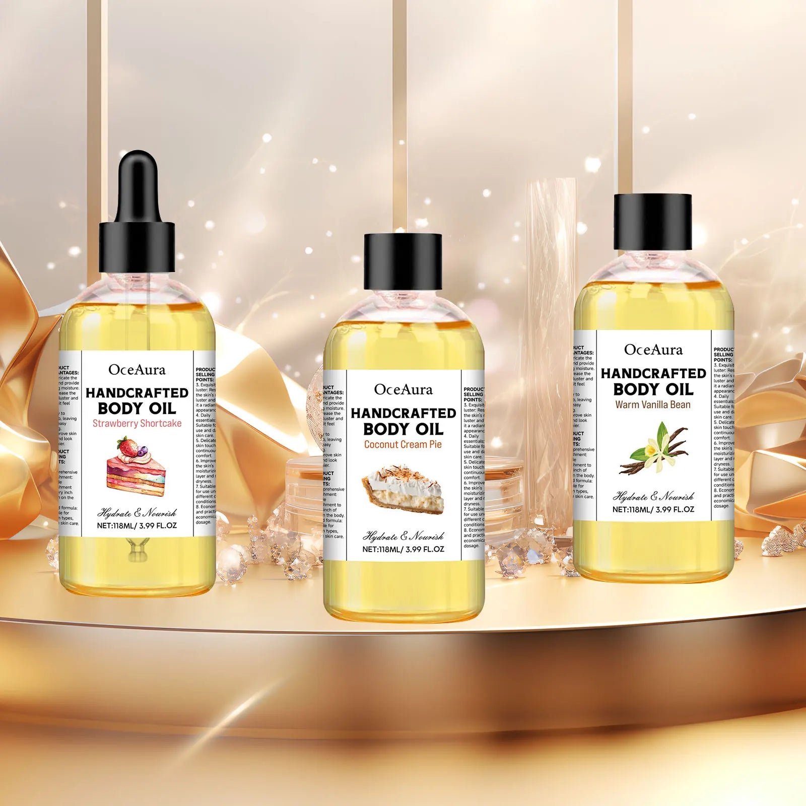 OceAura Body Juice Oil – Moisturizing & Brightening Body Oil Body Moisturizing Oil Oasis Select