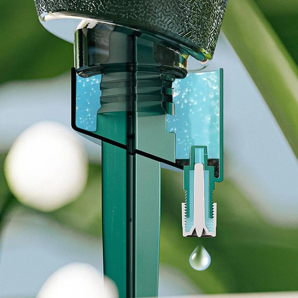 6pcs Automatic Waterer Household Flower Plant Self Watering Device Automatic Drip Irrigation System for Indoor Outdoor Gardening Oasis Select