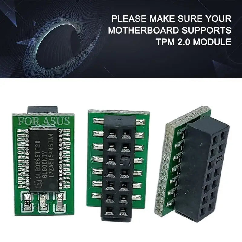 TPM 2.0 Module 12/14/18/20 Pin LPC – ASUS MSI Gigabyte ASRock