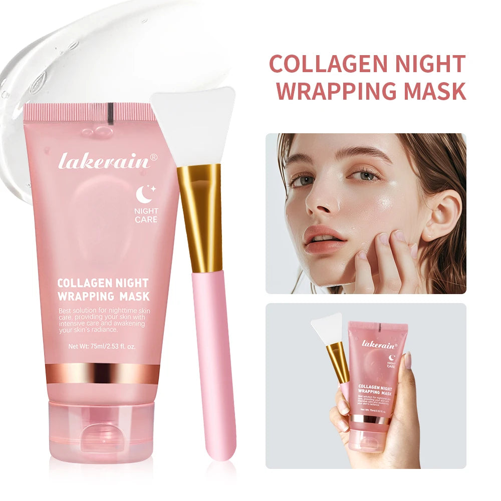 Collagen Peel-off Mask Jelly Night Wrapping Facial Mud Firming mask Daily Face Skincare Deep Cleaning Skin-Peeling Off Covers Oasis Select