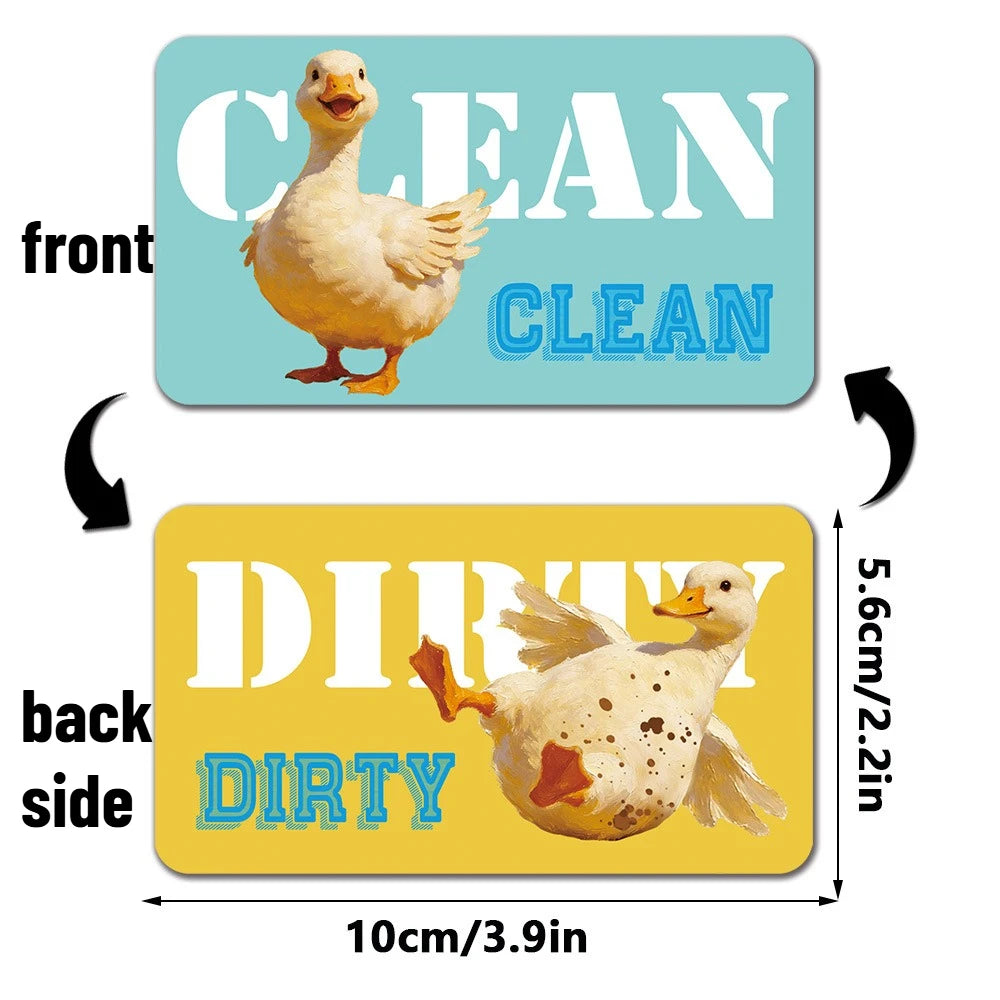 Kitchen Dishwasher Status Magnet Reversible Clean Dirty Sign Strong Magnetic Indicator Sticker for Household Use Oasis Select DWCT134