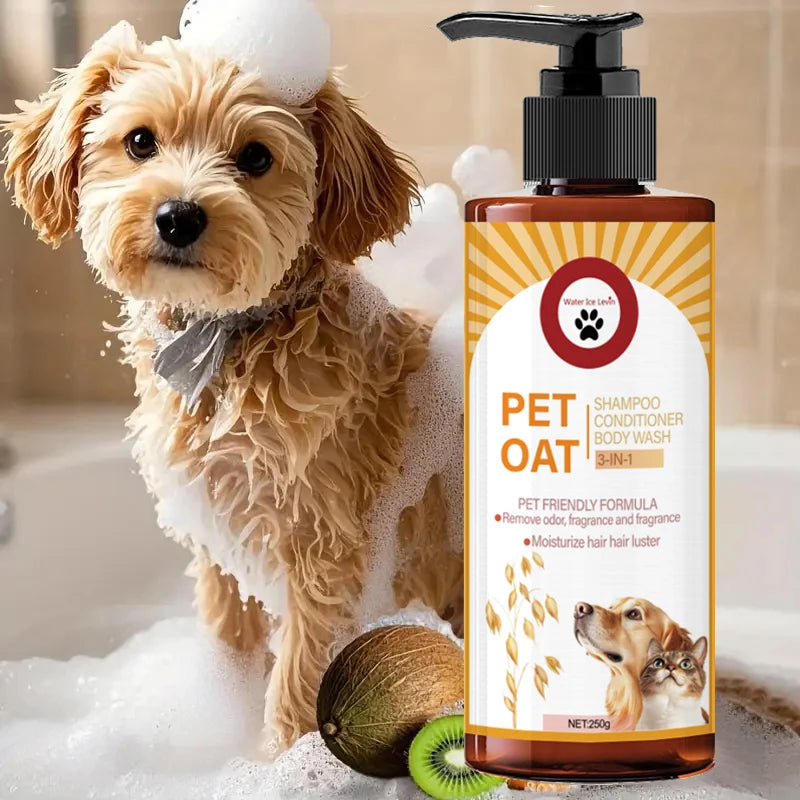 Pet Shampoo; Cleans Hair, Removes Odors, Makes Hair Soft and Not Dull, Has a Long-Lasting Fragrance, Is Specifically Designed for Pets, Suitable for Bathing Dogs and Cats Oasis Select