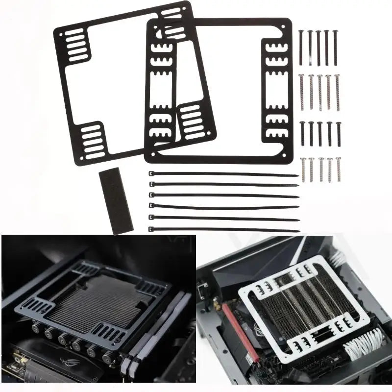 Fan Conversion Bracket 9CM To 12CM Can Be Used For Axp100 And Other 9CM Screw Fixed Heat Aluminum Alloy Oasis Select