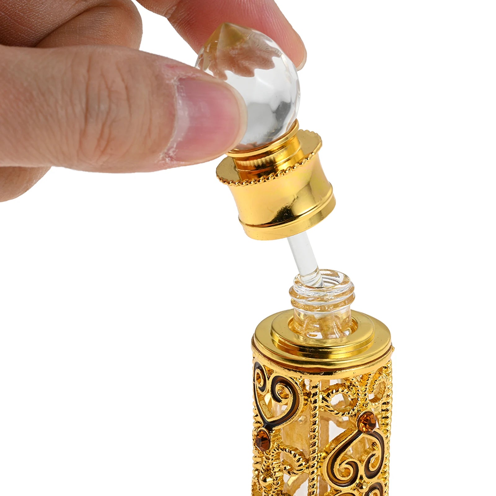 1Pc 10ml Perfume Bottle Refillable for Cologne,perfume,lotion for Travel and Can Be Used To Decorate The Bathroom and Dresser Oasis Select