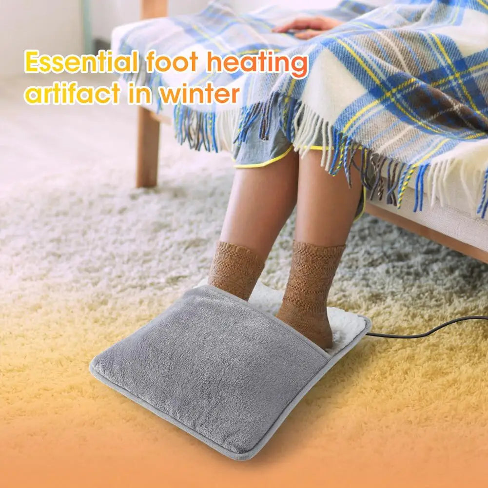 USB Electric Foot Warmer Heating Pad – Plush, Washable Electric Heating Pad Oasis Select