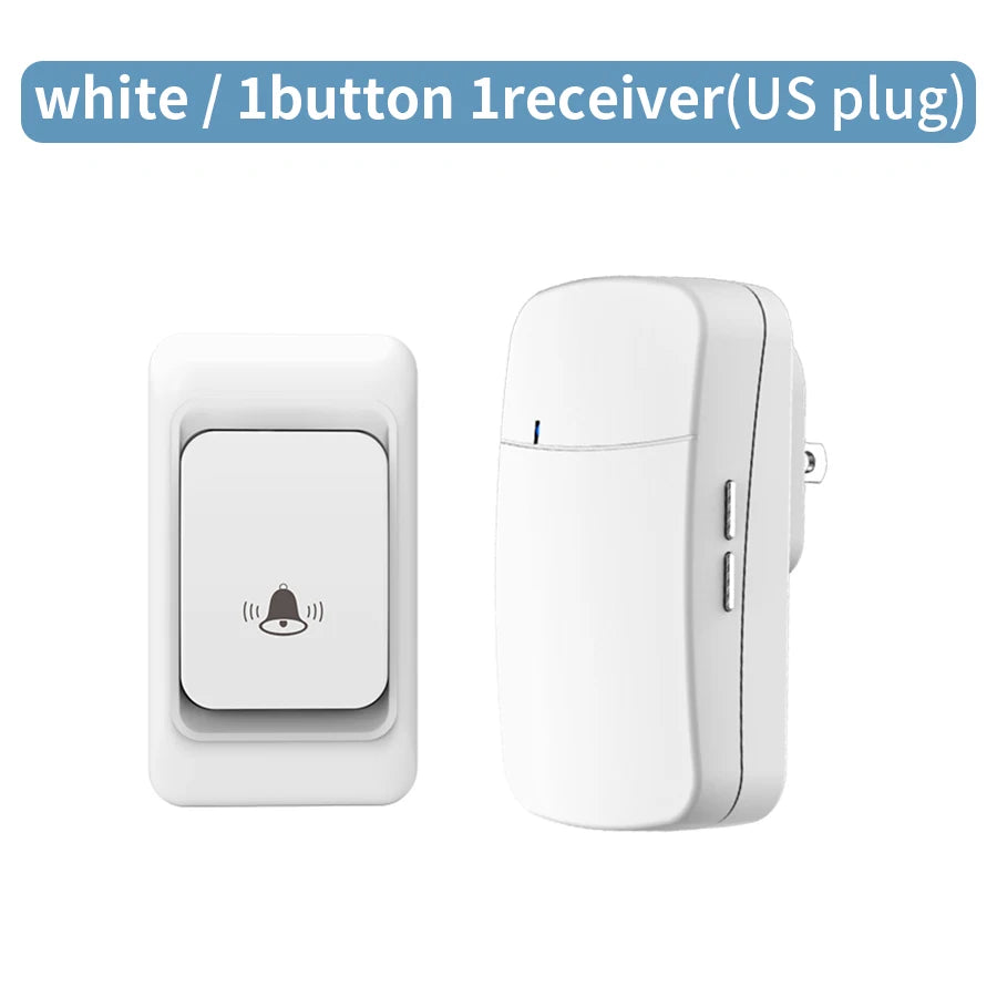 Wireless Doorbell Kit – Waterproof, 150M Range, 32 Songs Wireless Doorbell Kit Oasis Select 1B 1R US-W