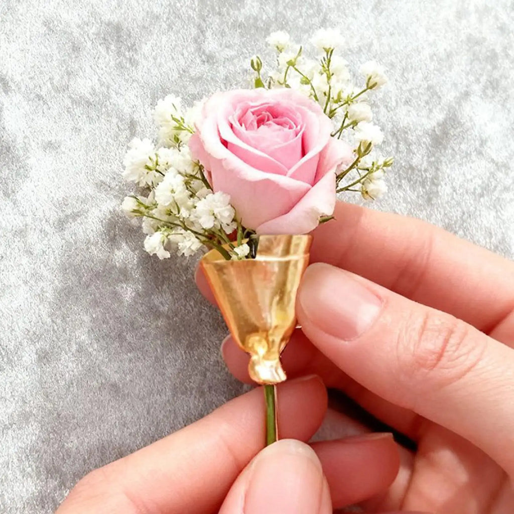 Flower Brooches for Women Clothes Clothing Accessory Flower Brooch Lapel Pins for Wedding Party Birthday Commuting Sweater Suit Oasis Select