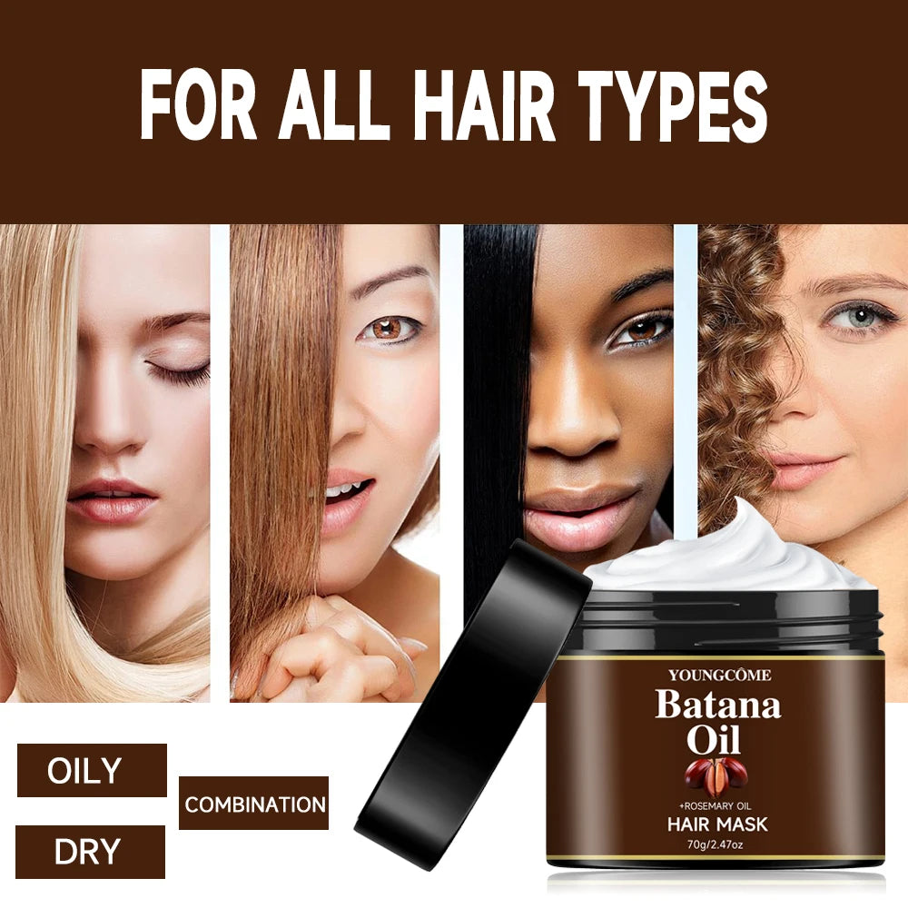 Batana Oil Hair Mask – Deep Nourishing Conditioner for Women