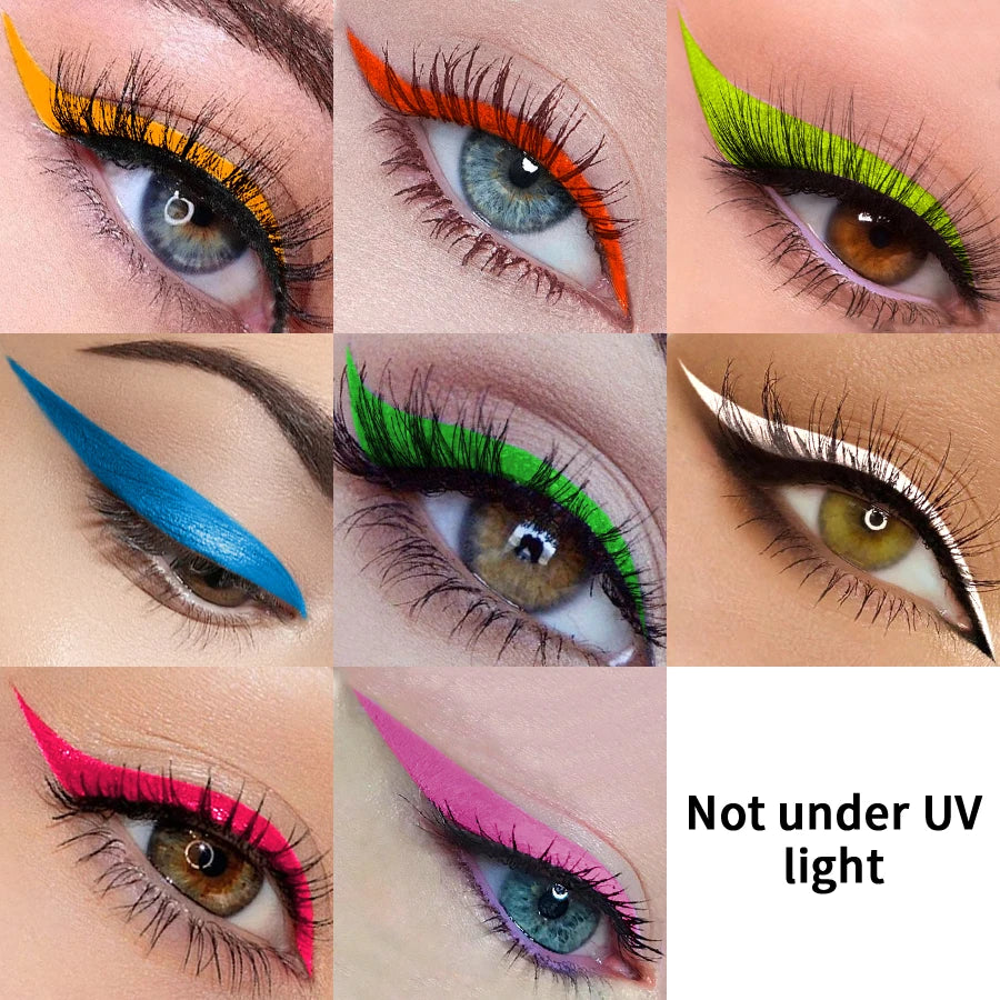 UV Neon Face & Body Paint Pen – 8 Colors, Waterproof
