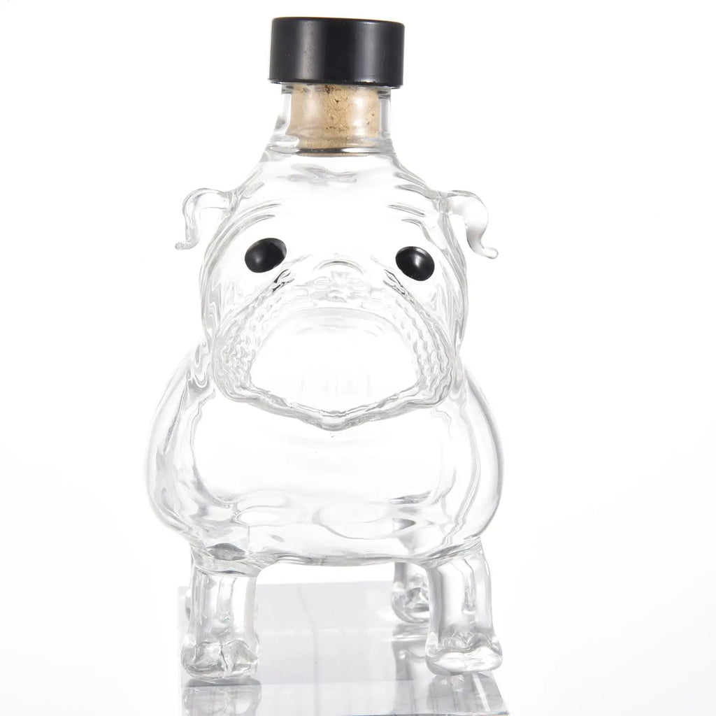 Whiskey Bottle Bulldog Collectible Liquor Decanter Alcohol Decanter for Restaurants Shelves Collectible Liquor Bottle Oasis Select