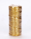 1.5mm 100M Gold Silver Macrame Cord Rope String for Sewing DIY Rope 100M Macrame Rope String for Sewing and Crafts Thread Twine Oasis Select A gold