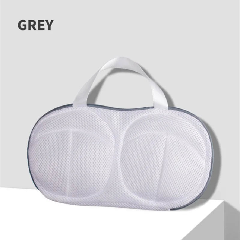 1PC Bra Laundry Bag Underwear Wash Package Brassiere Clean Pouch Anti Deformation Mesh Pocket Special for Washing Machine Oasis Select Gray