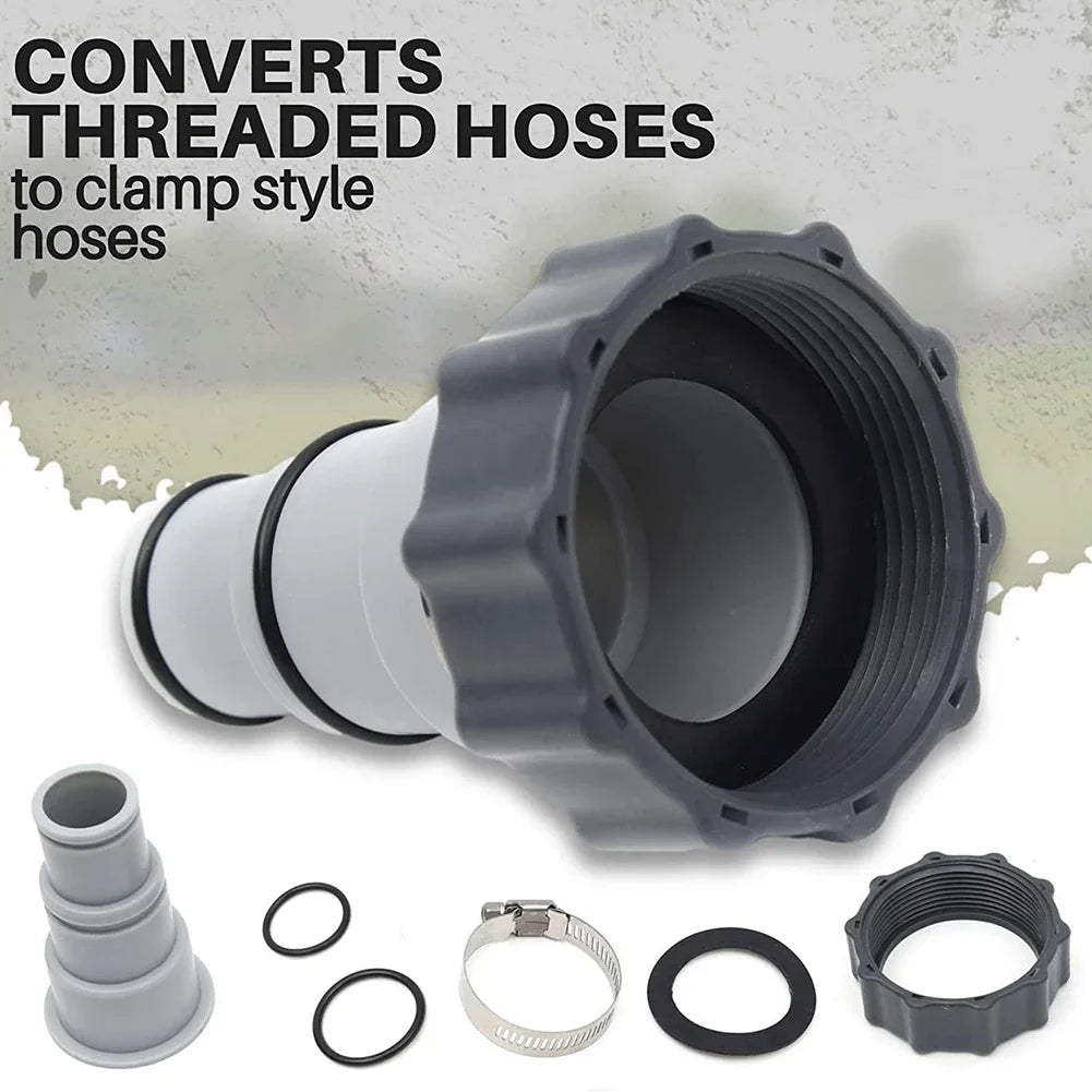Pool Hose Adapter Kit with Collar for Intex ARU Filter Pumps Pool Hose Adapter Kit Oasis Select