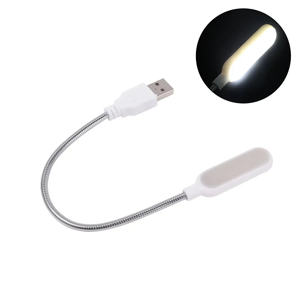 POCKETMAN USB LED Book Light | Flexible Gooseneck Reading Lamp