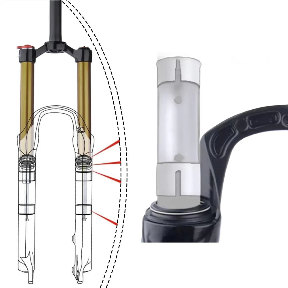 32mm Inner Tube Bicycle Fork Seal Dust Protection Easy Installation Friction Prevention High-Performance Design Oasis Select