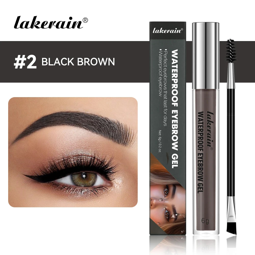 4 Colors Liquid 3D Eyebrow Styling Molding Gel Waterproof Transparent Refreshing Durable Natural Eyebrow Quick-drying Makeup Oasis Select 2