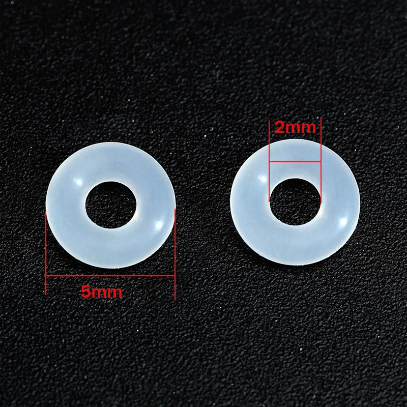 50pcs Clear Piercing Disc Pad Stabilizer Silicone Earrings Back Stopper Earlobe Support Patches for Piercing Bump Hypoallergenic Oasis Select Ring 5MM