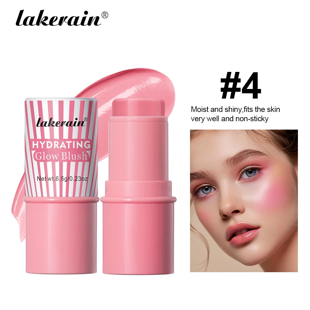 Cooling Water Jelly Blush Face Aqua Glow Pink Vital Girl Moisturizing Blush Natural Long Lasting Blush Stick Makeup For Women Oasis Select 04