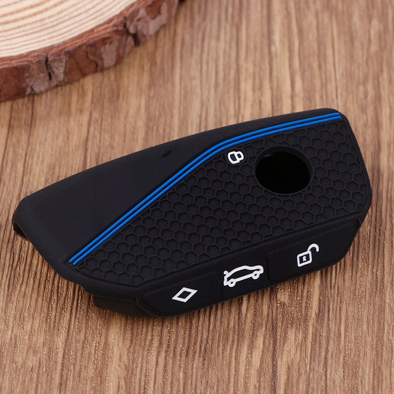 Pro-grade Silicone Car Key Cover Shell for I7 X7 G07 LCI IX I20 X1 U11 7 Series G70 G09 XM U06 G81 M3 Key Mantle Oasis Select A3