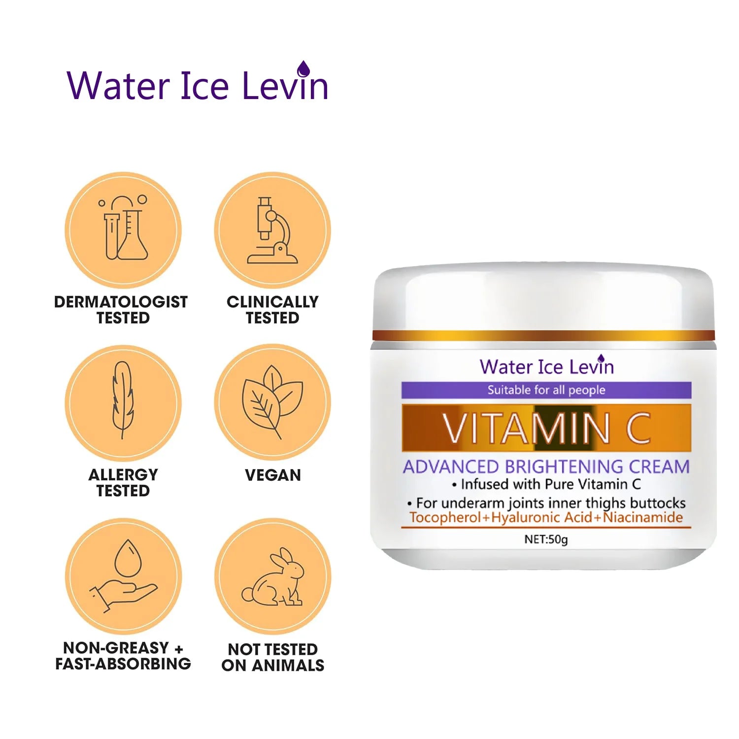 Vitamin C Brightening Body Cream – Underarm & Dark Spots Brightening Body Cream Oasis Select