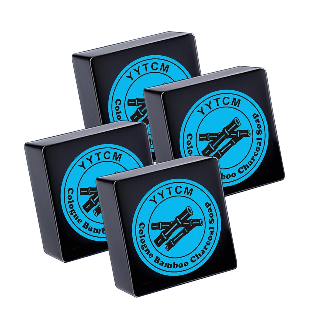 Men's Care Cologne Bamboo Charcoal Soap - Deep Clean & Bath Soap, Cleansing Face Soap Freshness 65G/Pc-1Pc Oasis Select 4Pcs 65g