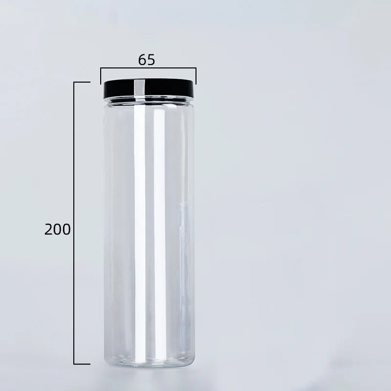 Clear Sealed Can With Lid Food Smell Odor Proof Storage Packaging Bottle Coffee Beans Seasoning Container Kitchen Accessories Oasis Select black-630ml China