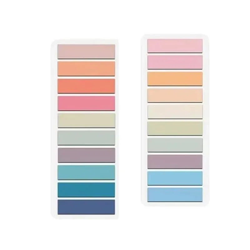 1/2Pcs 200 Sheets Colorful Sticky Notes Memo Pad Self Adhesive Label Note Bookmarks Notepad School Office Stationery Supplies Oasis Select Mix-2pcs 1