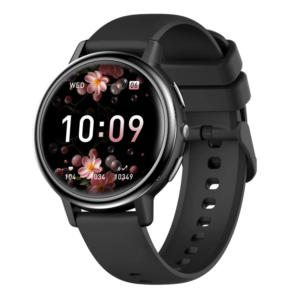 Waterproof Smart Watches Ladies Full Touch Screen Sports Fitness Flashlight Blue Tooth Call Smart Watch Women 128M Large Memory Oasis Select BKBKS