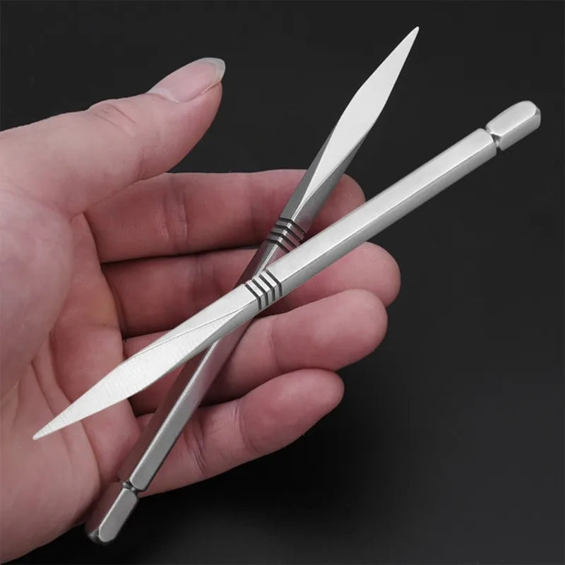 2pcs Stainless Steel Tea Needle Delicate Tea Cutter Puer Tea Cutter Tea Ceremony Accessories Crafts for Home Tearoom Store Oasis Select