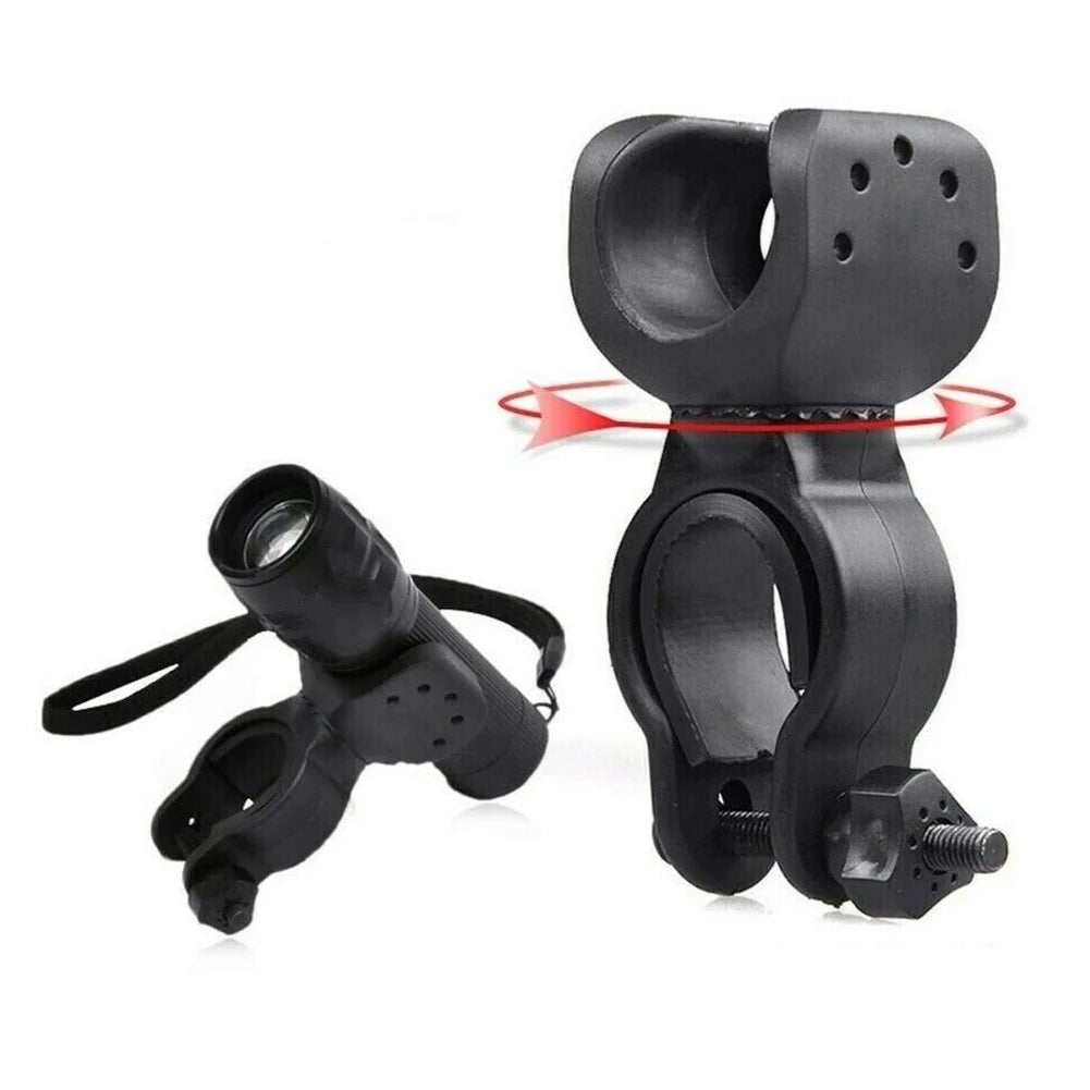 Easy 360 Rotation Bicycle Mount Road Bike Headlight Flash Light Torch Holder Mounting Bracket Headlamp Cycling Accessories Oasis Select