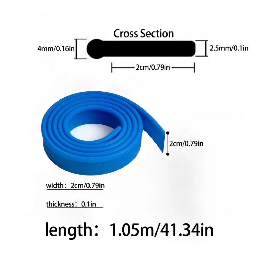 41inch Glass Squeegee Refills Replacement Squeegee Rubber For Glass Cleaning Window Shower Door Cleaning Tool Oasis Select blue