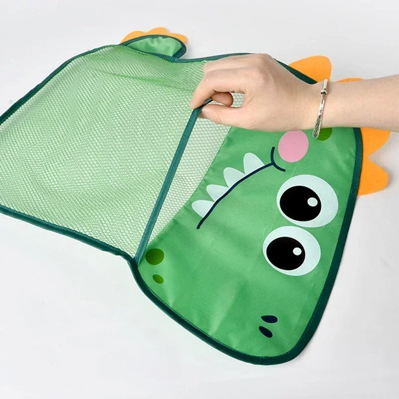 Organizer Kids Tidy Storage Suction Bathroom Bathtub Doll Hanging Bag Dinosaur Animal Baby Bath Toys Basket Mesh Bag Water Toys Oasis Select
