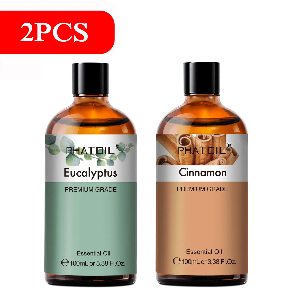 PHATOIL 100ml Pure Essential Oil for Diffuser & Aromatherapy