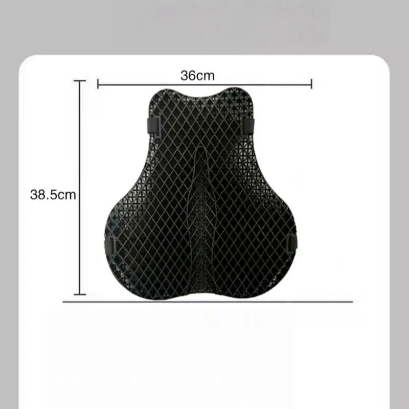 3D Elastic Motorcycle Seat Cushion Breathable Honeycomb Cooling Seat Pad Anti Slip Shock Absorbing Cover For Motorcycle S Oasis Select