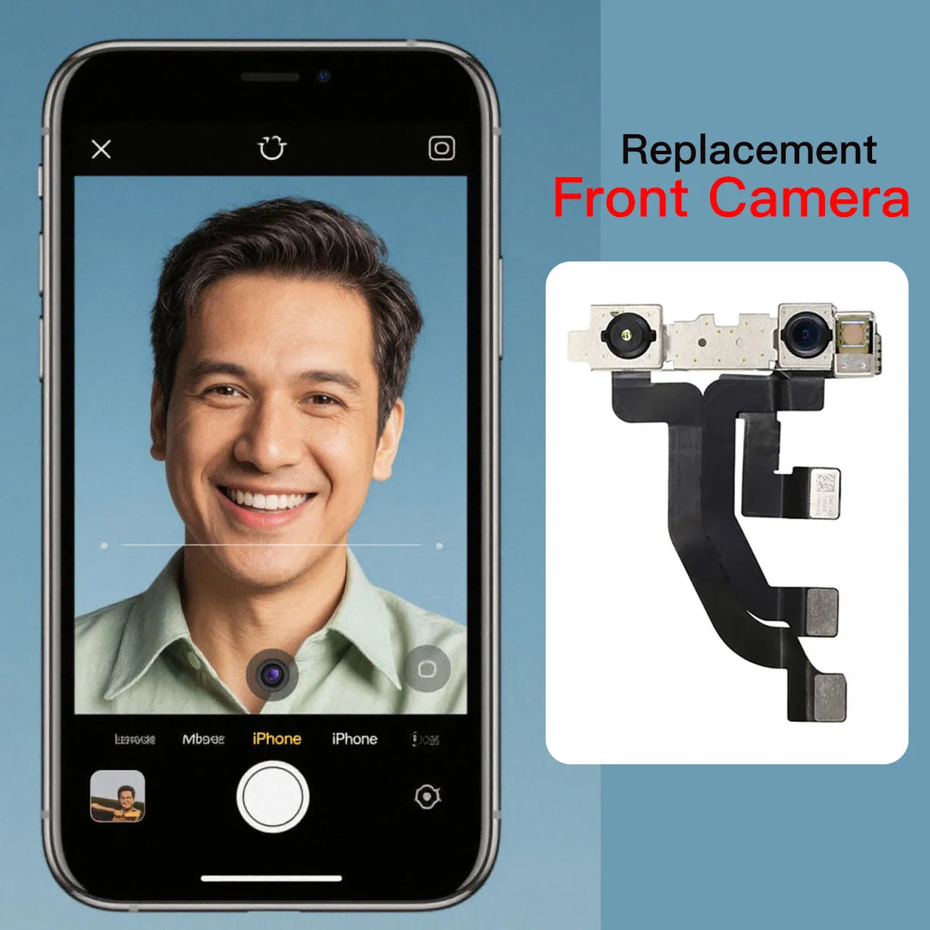Front Camera Flex Cable for iPhone 11 12 13 Mini Pro Max