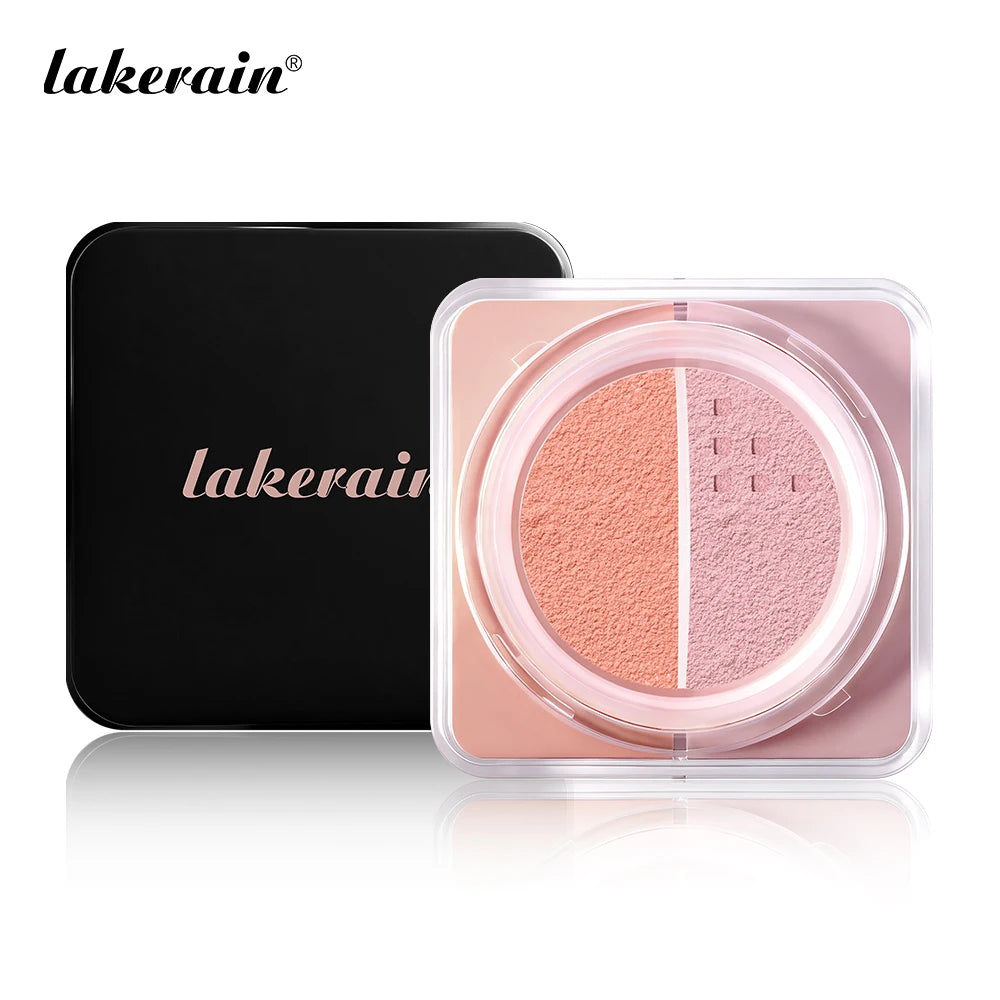 2-in-1 Color Correcting Setting Powder Long-lasting Blend Seamlessly Oil Control Loose Powder Makeup Matte Finish Cosmetics Oasis Select 2pcs Color2