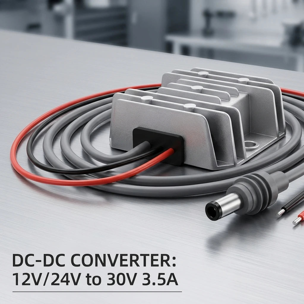 DC-DC Step-up Module 12V to 30V 3.5A 105W Power Supply Booster with DC Power Cord for Starlink Mini Step up Power Cord Oasis Select