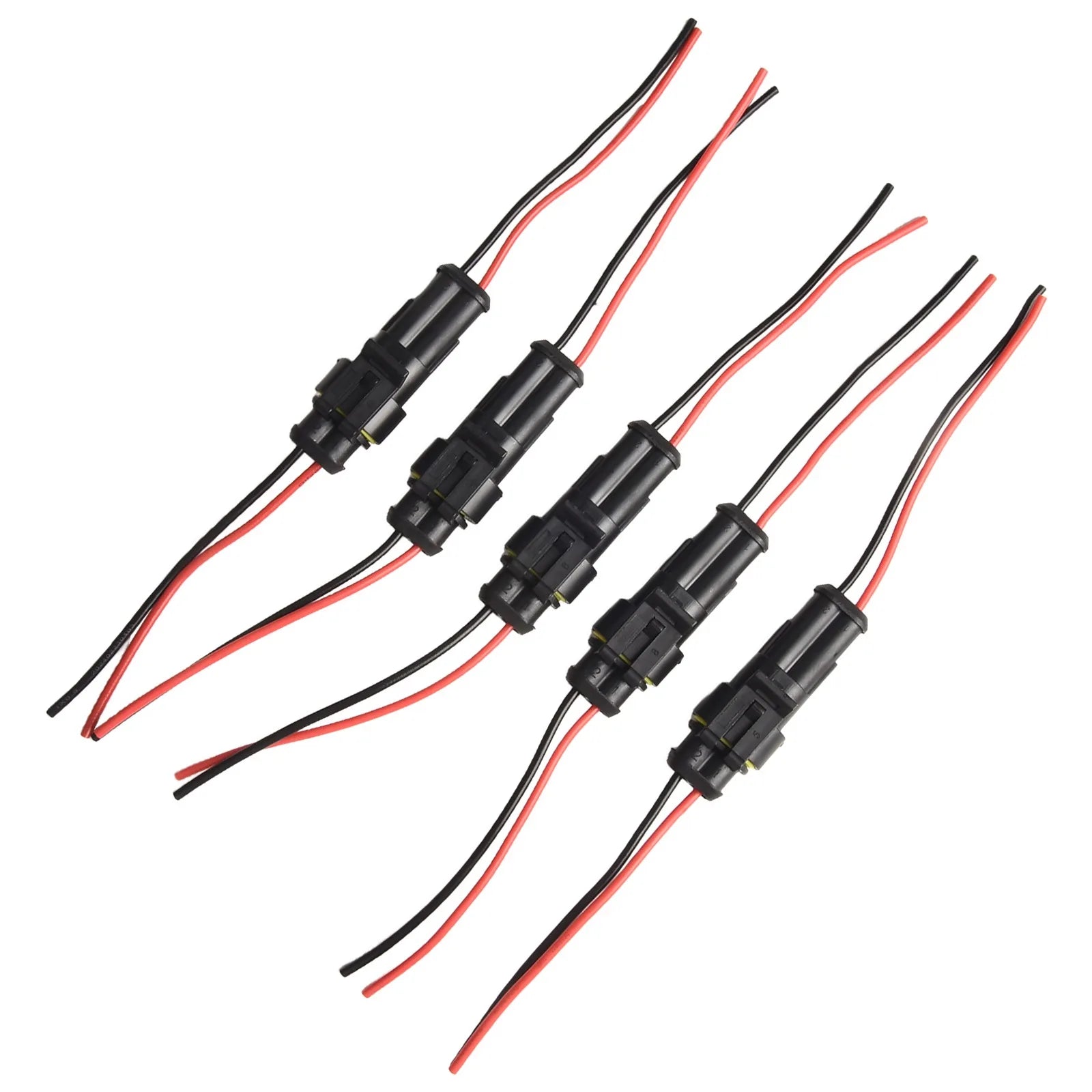 5Sets 2 Pin Way Electrical Wire Connector Automotive Male Female Electrical Connectors Quick Disconnect Wire Connectors Oasis Select 5sets 2pin