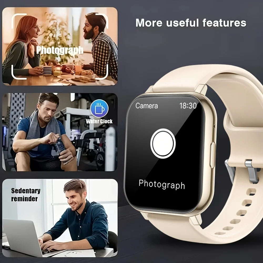 ERUN Smart Watch 1.83" Touch Screen – Activity & Call Tracker