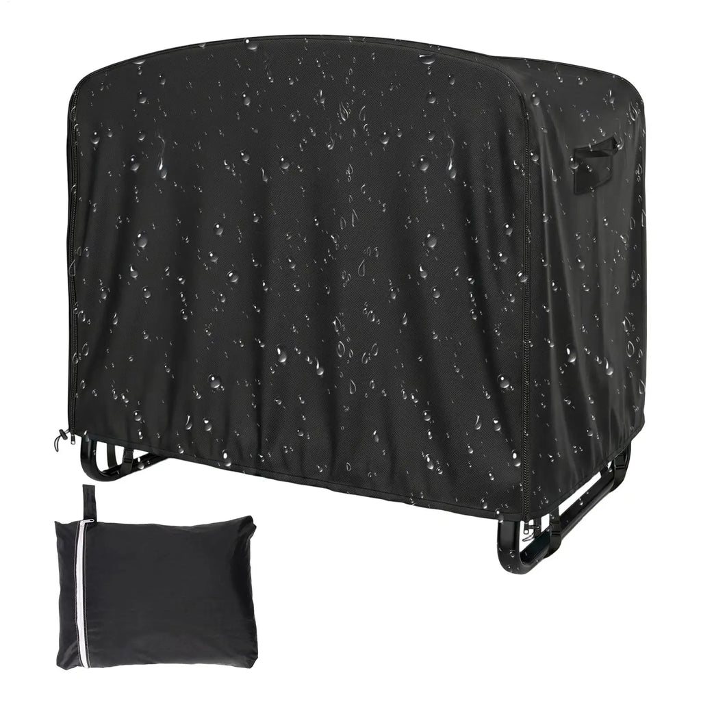 6ft Zipper Trampoline Protector Cover Rectangle Trampoline Cover Waterproof UV-Resistant 420D Oxford for Kids Backyard Park Oasis Select
