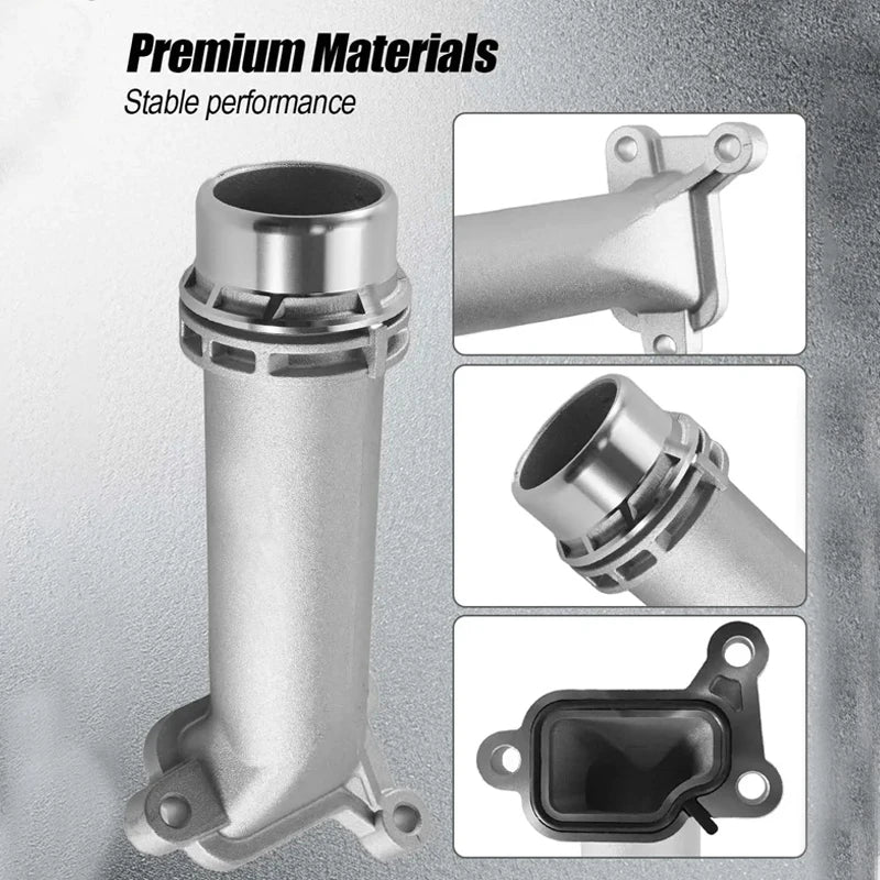 For BMW Engine Block Water Pipe Adapter 11127810707 Precision Aluminum Cooling System Pipe Joint for BMW1 3 5 Series X1 X3 X5 X6 Oasis Select